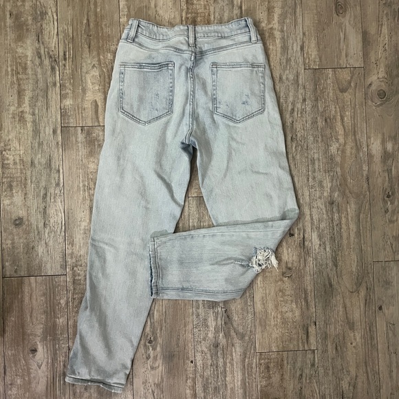 White Fable Distressed Light Jeans Size -0 - Picture 2 of 3